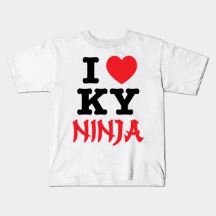 I Heart KY Ninja Kids T-Shirt